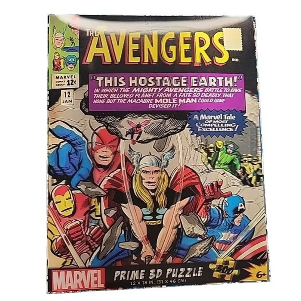 NEW Prime 3D Marvel Avengers Lenticular 300 Piece “This Hostage Earth” Puzzle